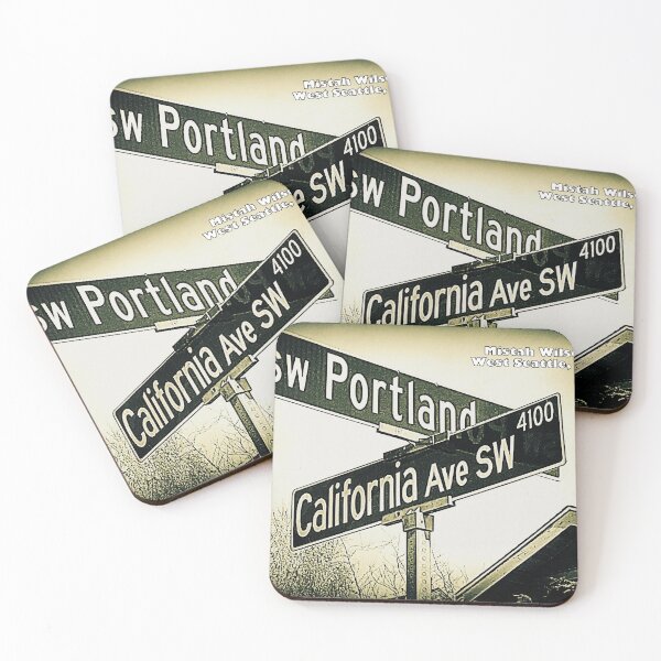 Item preview, SW Portland Street & California Ave SW SIGNATURE designed and sold by The Street Sign Store.