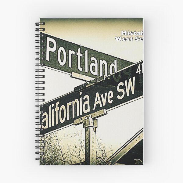 Item preview, SW Portland Street & California Ave SW SIGNATURE designed and sold by The Street Sign Store.