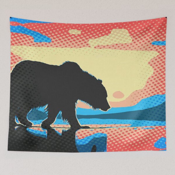 Item preview, Pop Comic: Bear Silhouette designed and sold by Alyxandre.