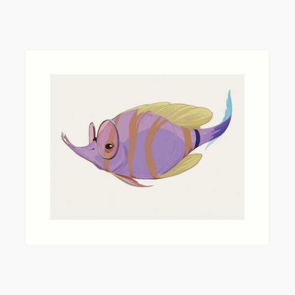 Rainbow Fish Art Print