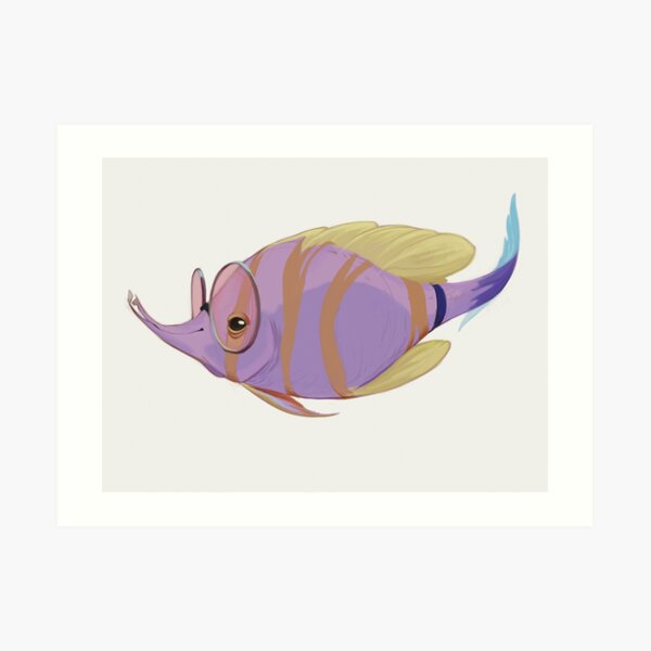 Rainbow Fish Art Print