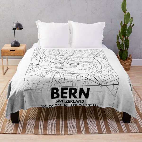 Item preview, Bern City Map Minimalist designed and sold by downbubble17.