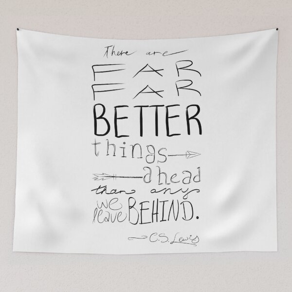 Item preview, Far, Far Better Things - black & white designed and sold by ChandlerLasch.