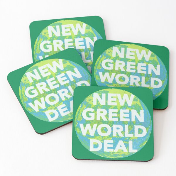 Item preview, New Green World Deal designed and sold by BrownWoodRobot.