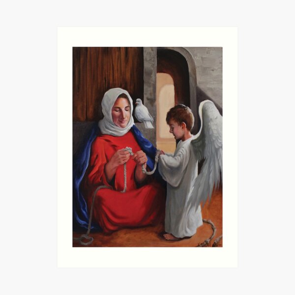 Mary Undoer of Knots Art Print