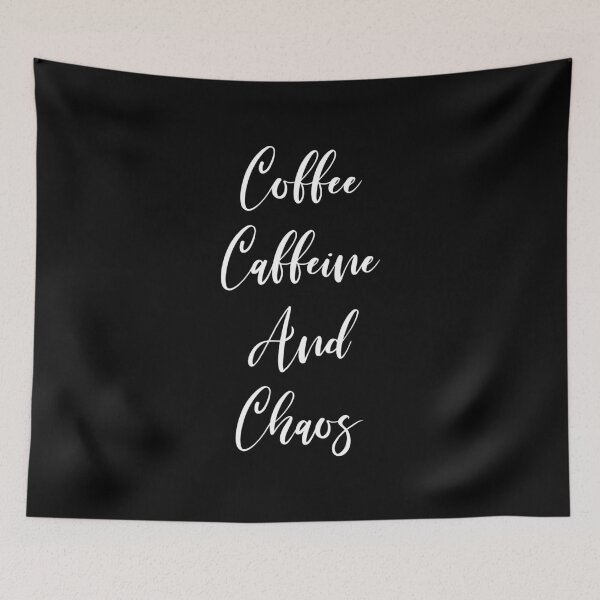 Item preview, Coffee Caffeine And Chaos - Coffee Addict - Coffee - Coffee - Coffee Drinker - Coffee Drinker Gift designed and sold by Rainwater Merch.