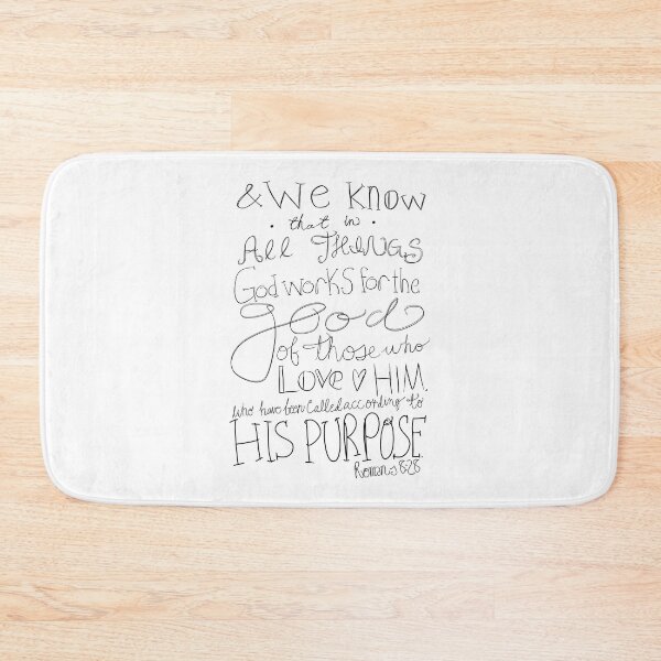 Item preview, Romans 8:28 - black & white designed and sold by ChandlerLasch.