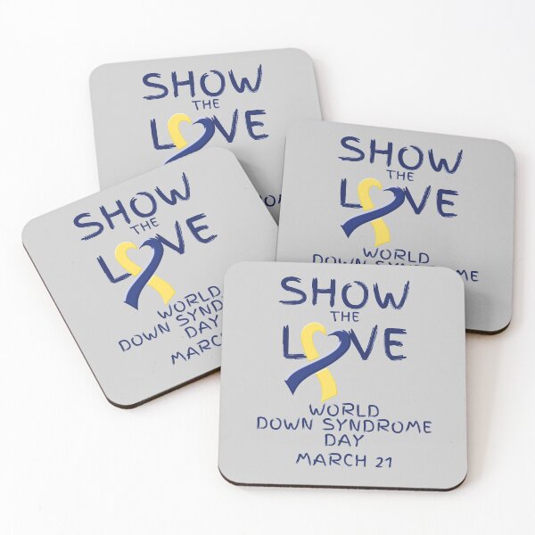 Item preview, World Down Syndrome Day - Show the Love - March 21 designed and sold by ADownLife.