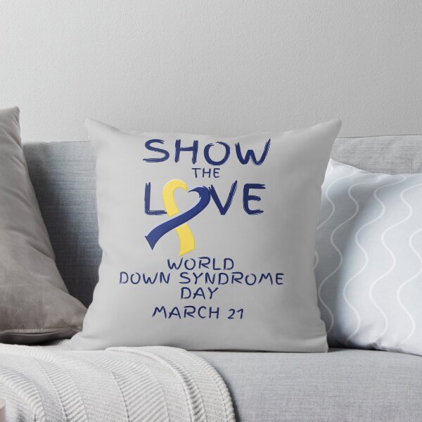 Item preview, World Down Syndrome Day - Show the Love - March 21 designed and sold by ADownLife.
