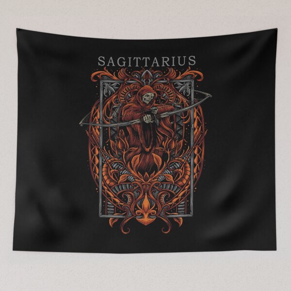 Item preview, Sagittarius Zodiac Sign Horoscope Astrology designed and sold by Meliafroggy.