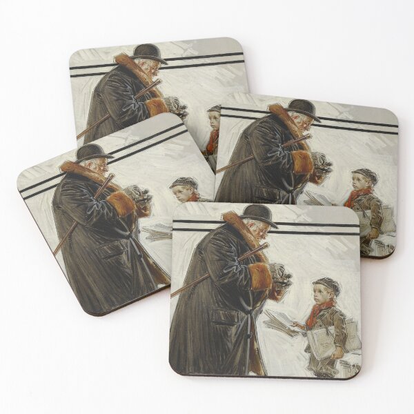 Item preview, J.C. Leyendecker ~ Paper Boy 1909 designed and sold by immortalpeaches.