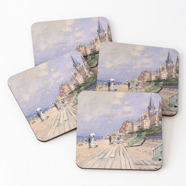 Item preview, Claude Monet The Boardwalk at Trouville designed and sold by MindChirp.