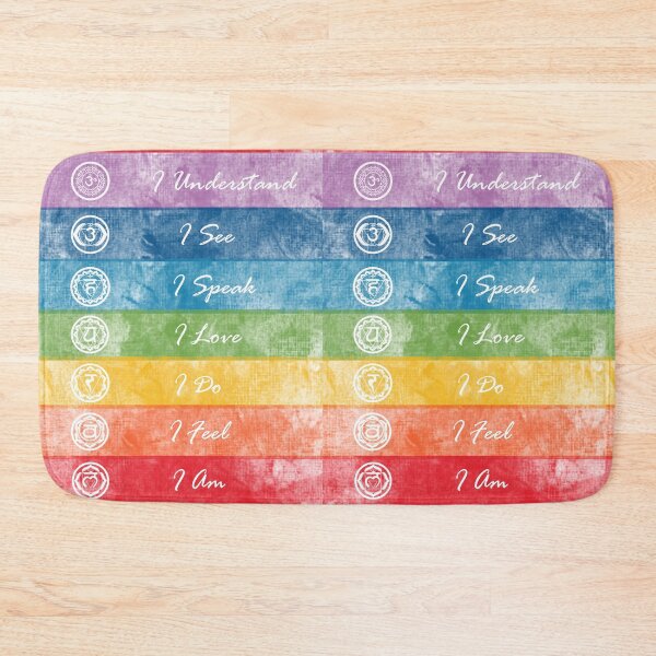 Item preview, Color Chakra Healing Affirmation  designed and sold by Bluepress.