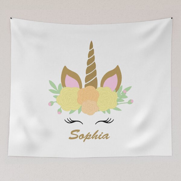 Item preview, Unicornio Sophia - Amarillo designed and sold by karlaestrada.
