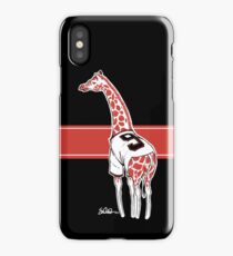 Belt Giraffe (Black) iPhone Case/Skin