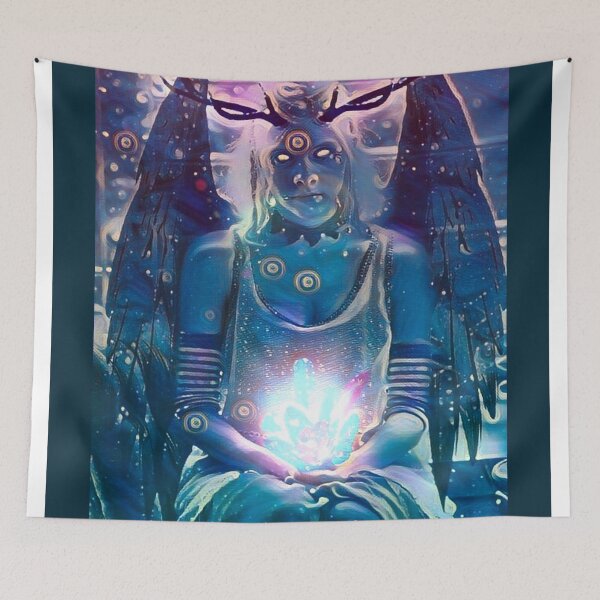 Item preview, Aurora Blue Angel Demon designed and sold by Kelsey Johnson.