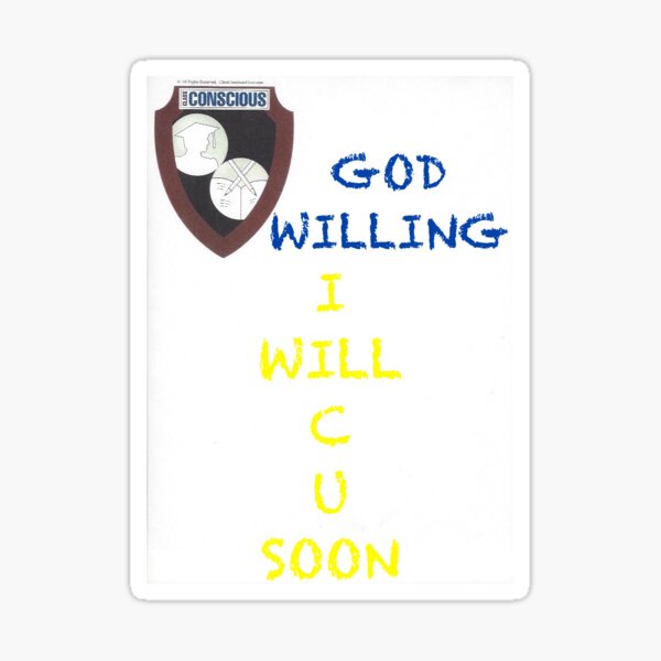 Item preview, GOD WILLING designed and sold by CCCREW.