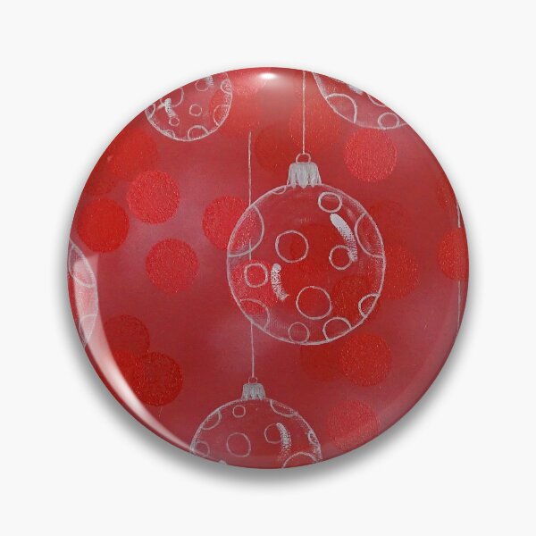 Item preview, Christmas balls in silver / acrylic painting designed and sold by DoreenGehrkeArt.