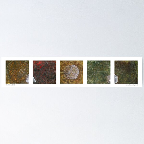 The Platonic Solids Poster