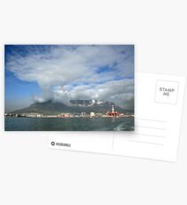Capetown Harbour and Table Mountain Postcards