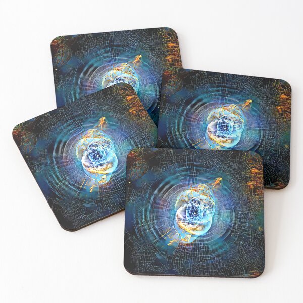 Item preview, Gilded Digitization of the Cat's Eye Nebula designed and sold by Alyxandre.
