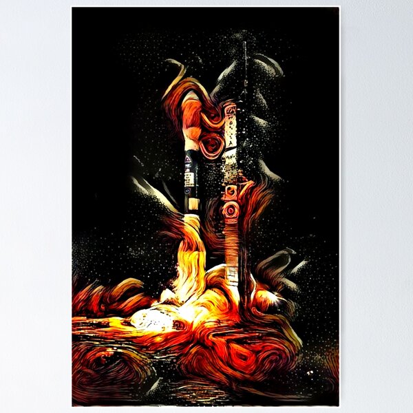 Item preview, Illustrations of Launching Space Shuttles designed and sold by Alyxandre.