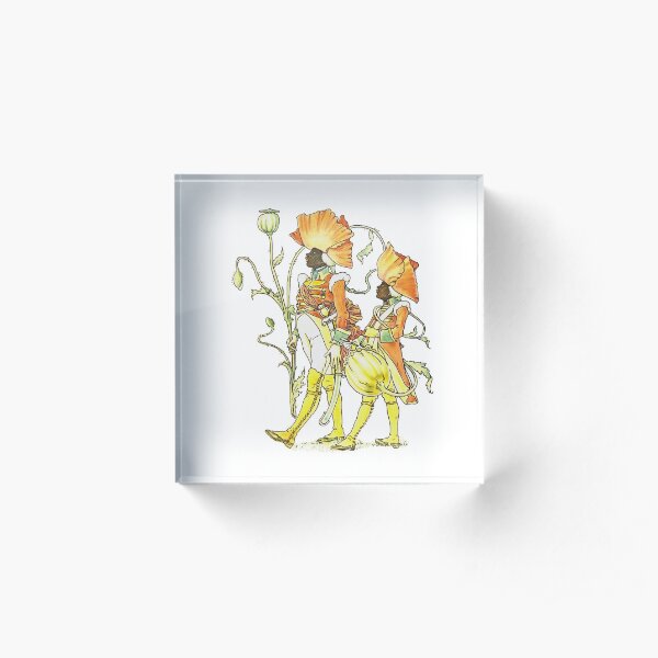 The Flower Parade Acrylic Block