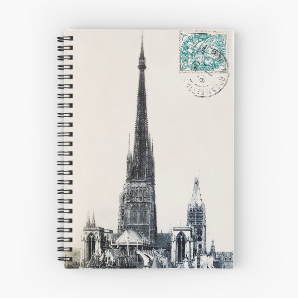 Item preview, Antique French Post Card of Rouen Saint-Maclou Cathedral designed and sold by FuzzyHoney.