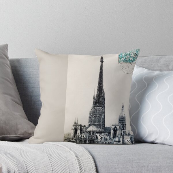 Item preview, Antique French Post Card of Rouen Saint-Maclou Cathedral designed and sold by FuzzyHoney.