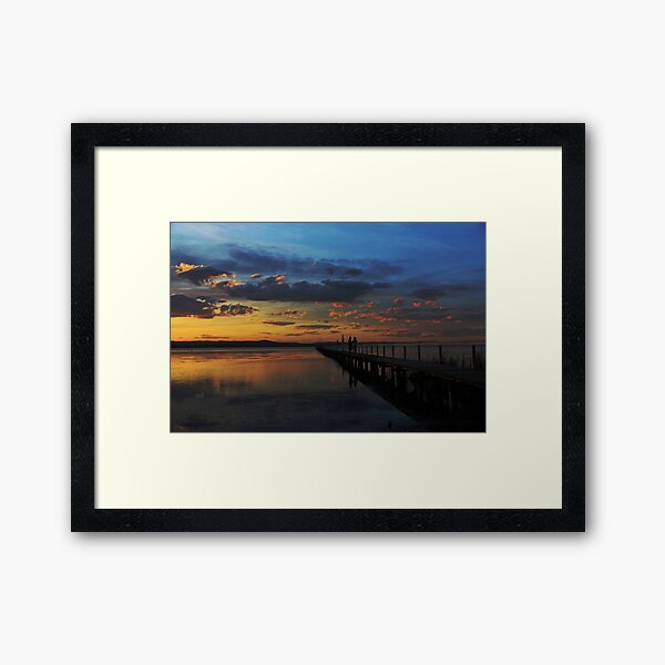 Long Jetty Framed Art Print