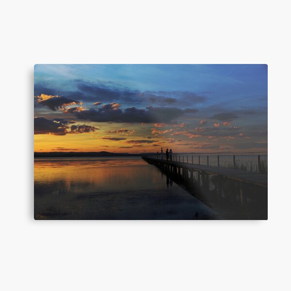 Long Jetty Metal Print