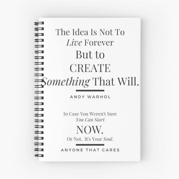 Item preview, Create Something To Last Forever Now Black Text designed and sold by TWMBDesigns.