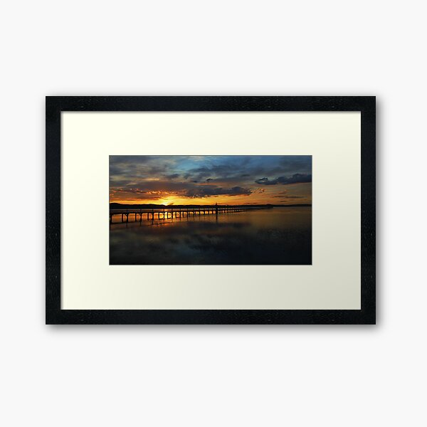 Long Jetty Framed Art Print