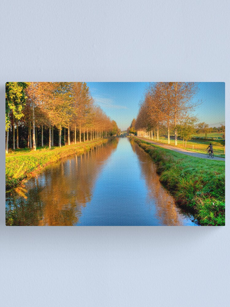 Alternate view of Morning On The Ladders Canvas Print