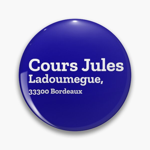 Item preview, Bordeaux Stadium Address designed and sold by The Chuck Wagon.