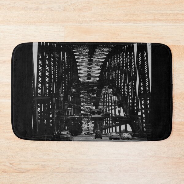 Item preview, Sydney Harbour Bridge Nostalgic Black and White Modern Style designed and sold by WaffleOnDesigns.