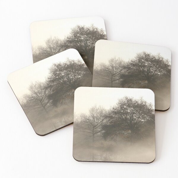 Item preview, Lake, autumn mood, ground fog, hoarfrost, trees, landscape, Fischerhude, Lower Saxony, Germany designed and sold by Torsten  Krüger.
