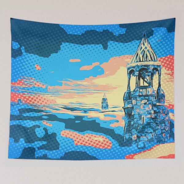 Item preview, Pop Comic: Fantasy Cloud Spires designed and sold by Alyxandre.