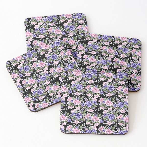 Item preview, Pink and Blue Roses Shabby Chic designed and sold by GraphicAllusion.