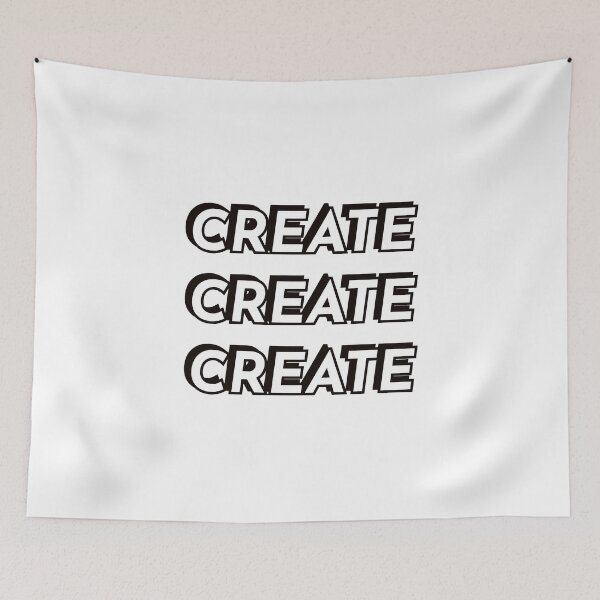 Item preview, CREATE CREATE CREATE  designed and sold by Inspirationmotivation.