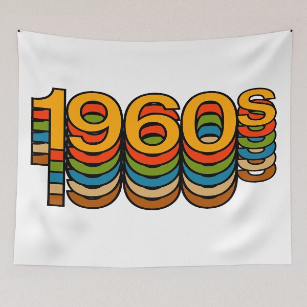 Item preview, 1960s Retro Aesthetic Modern Favorite Decade Tee Shirt  designed and sold by Fashionmonger.