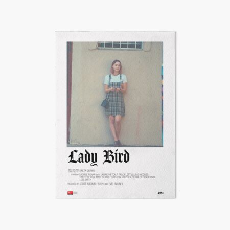 Lady Bird Movie Poster Art Board Print