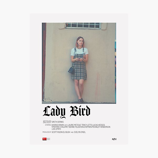 Lady Bird Movie Poster Photographic Print