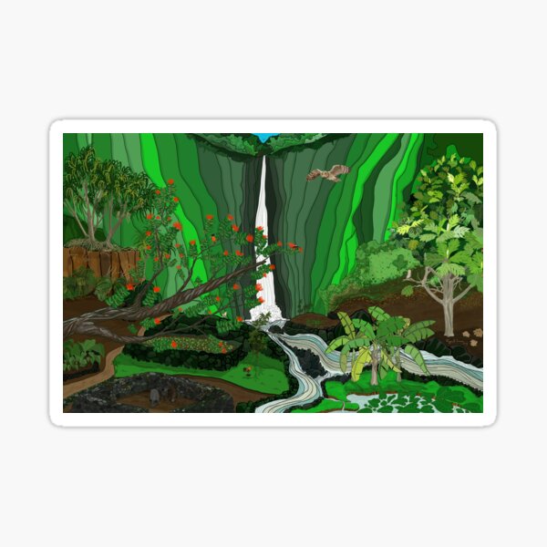 Native Valley Sticker