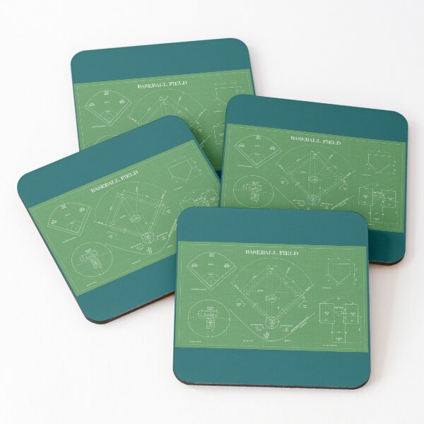 Item preview, Baseball Field (Green Grid) - English designed and sold by BGALAXY.