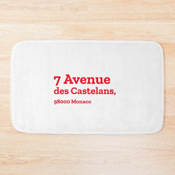 Item preview, Monaco Stadium Address designed and sold by The Chuck Wagon.
