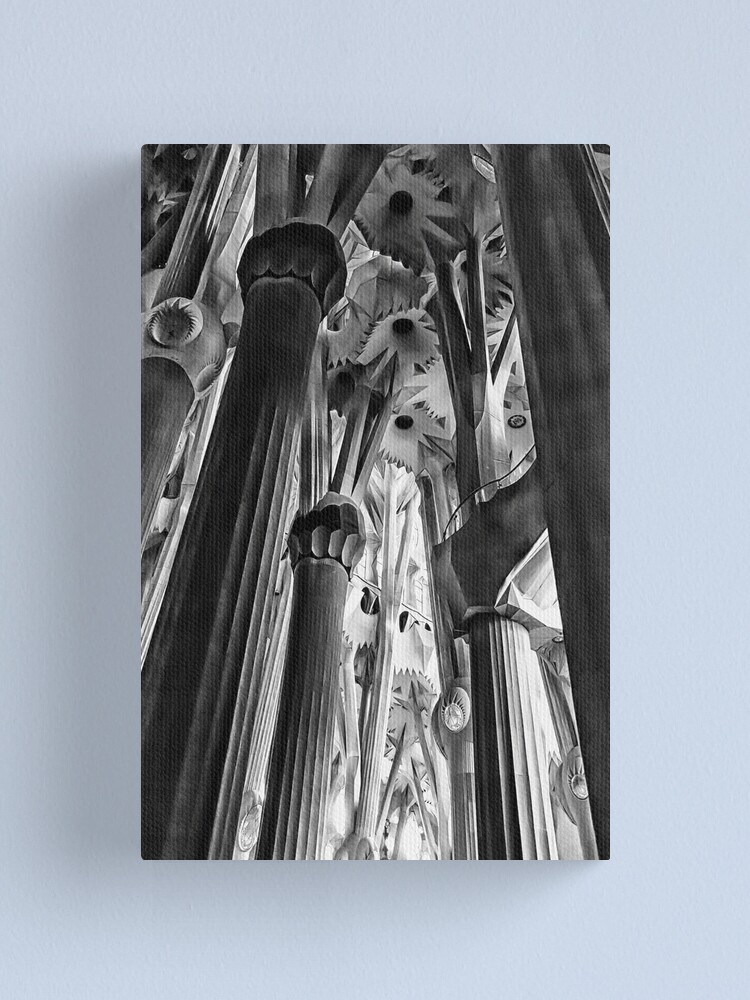 Alternate view of Columns, La Sagrada Familia Canvas Print