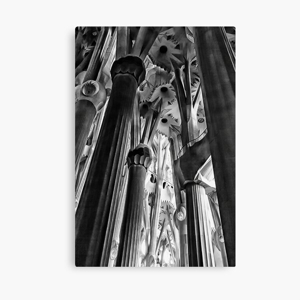 Columns, La Sagrada Familia Canvas Print