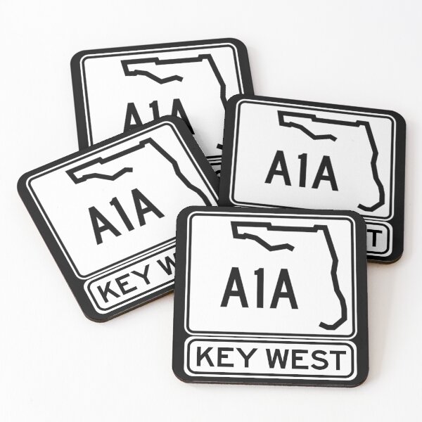 Item preview, A1A - Key West, The Conch Republic designed and sold by NewNomads.