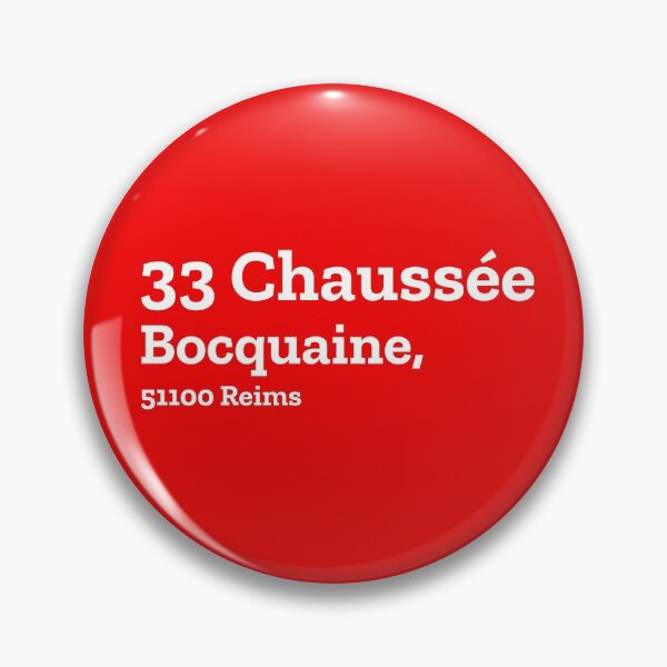 Item preview, Reims Stadium Address designed and sold by The Chuck Wagon.